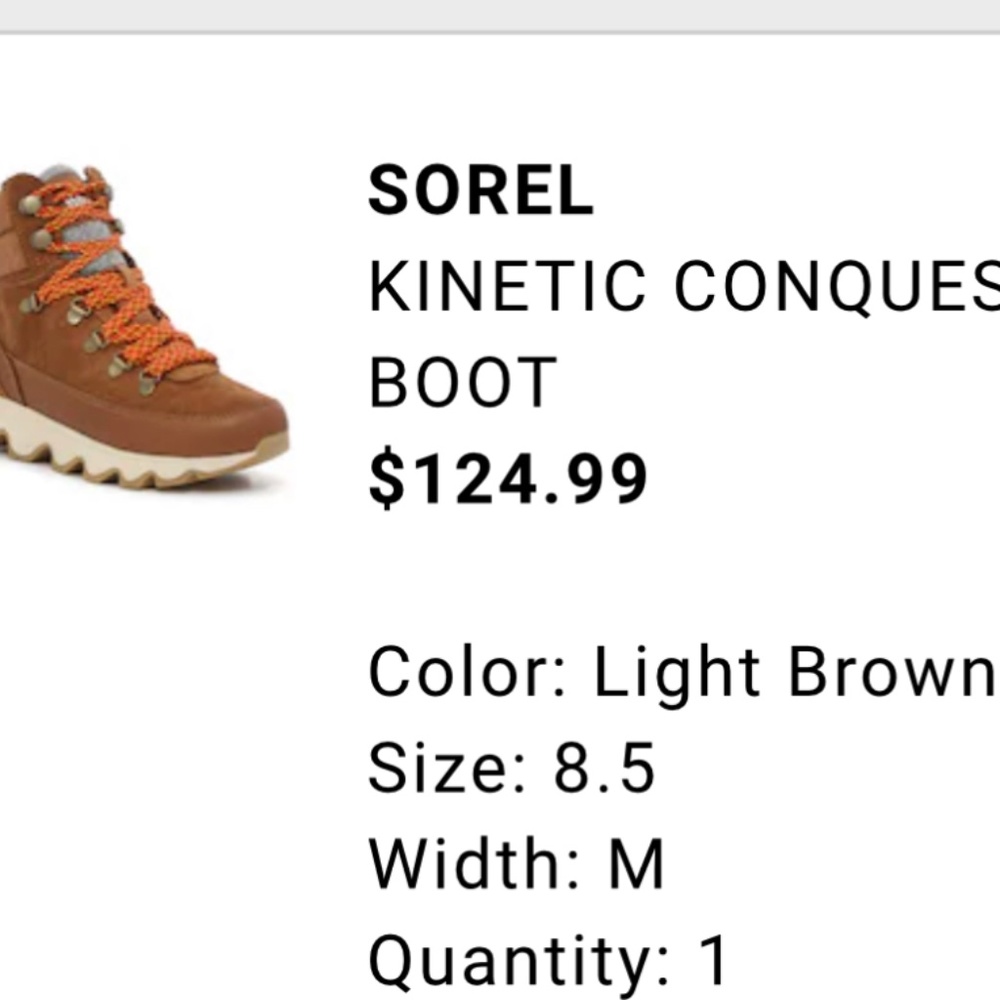 Sorel kinetic conquest boot
